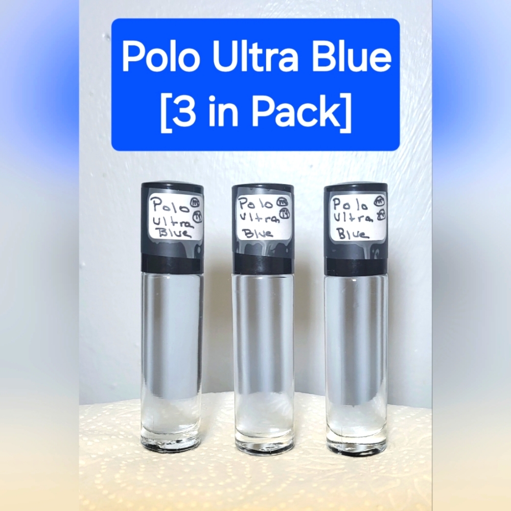 Polo Ultra Blue (M) Type -1/3 oz. Scented Body Oil (3pk)